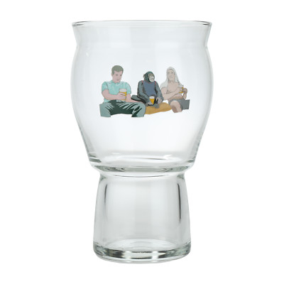 Drunk Glass Beer - ARTISAN - Glass #4 Grandmas Boy-  16 oz Rastal craft master