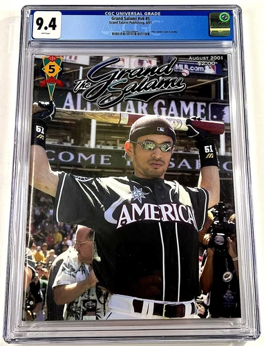 ICHIRO SUZUKI 2001 CGC 9.4 RC ROOKIE ALL-STAR GRAND SALAMI MARINERS MAGAZINE