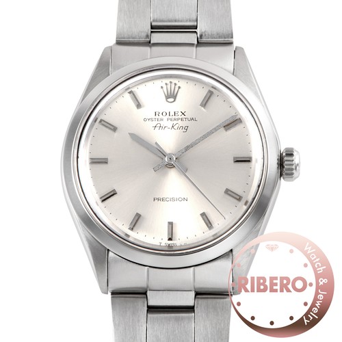 ROLEX Air king 5500 Made in 1978 Tritium Stainless Steel Free Shipping with BOX