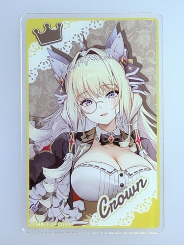 Couronne carte transparente limitée NIKKE DÉESSE DE LA VICTOIRE x GALERIE Collabo Maid Cafe - Photo 1/2