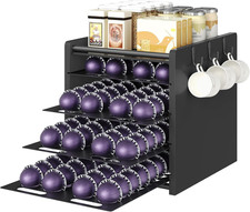 Coffee Pod Drawer Holder, Compatible with Nespresso Vertuo Pods, Coffee Pod Orga