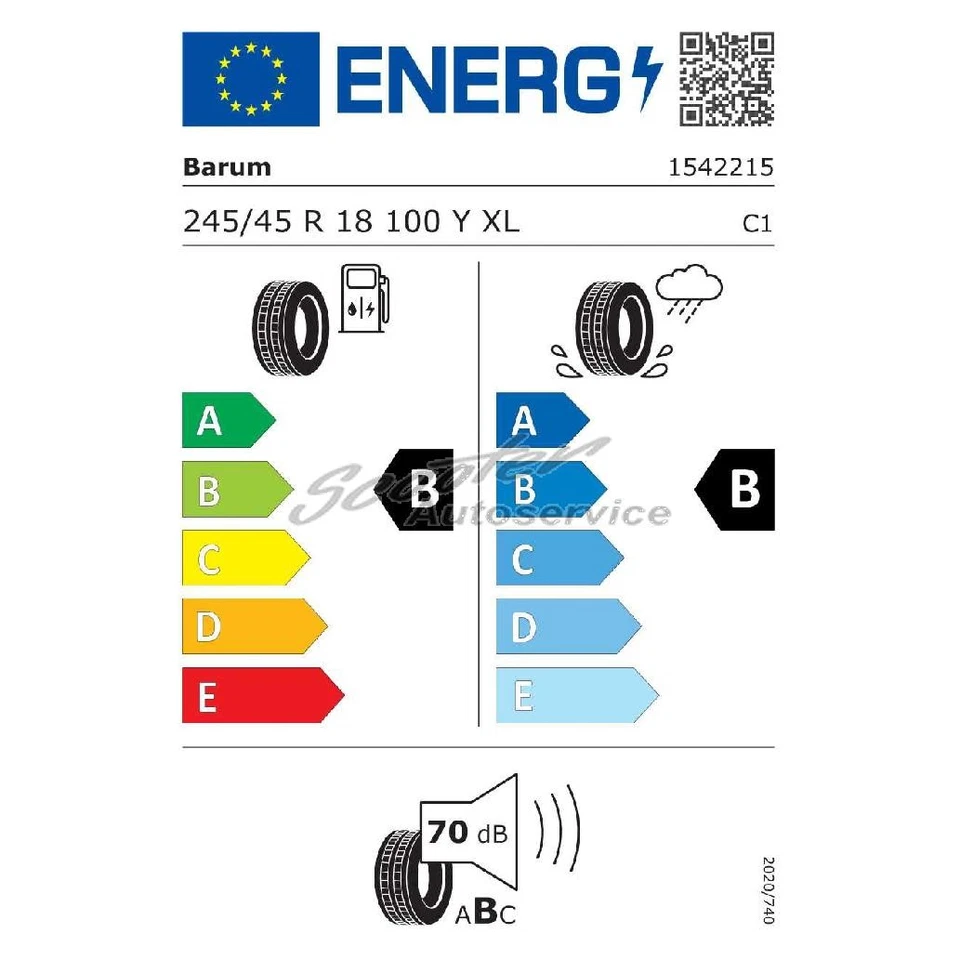 Barum 245/45R18 100Y Sommerreifen Bravuris 6 MFS XL | 68684 - Bild 2 von 3