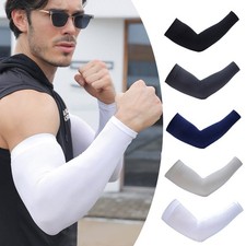 Cycling Arm Warmer Summer Sunscreen Sleeves Sun Protection Cuffs Arm Covers  
