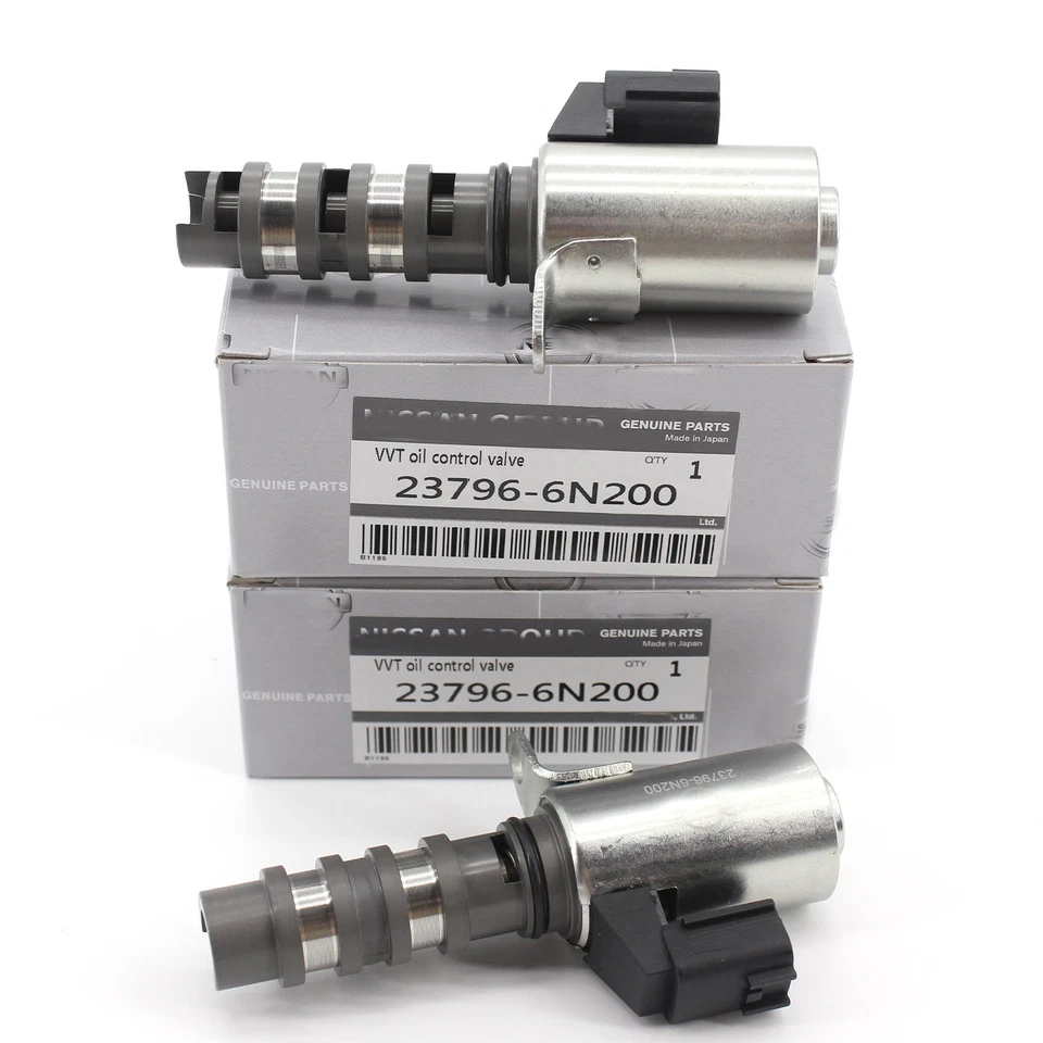 2X OEM 23796-6N200 for Nissan Titan Infiniti G37 VVT Variable Timing Solenoid Foto 2 de 4