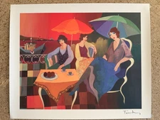 "Gulf Coast Breeze #1" by Itzchak Tarkay 19x23 Seriolithograph 2011 New in Tube