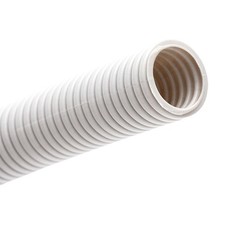 25mm Grey Heavy-Duty Solar Corrugated Conduit - 25m Roll