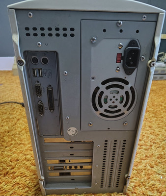 Acer Tower Desktop PC Gray w/ Optical Drive USB 2.0 PS/2 Serial Parallel