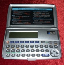 Taschenübersetzer United Office Engl, Franz, Span, Ital. Niederl. Deutsch