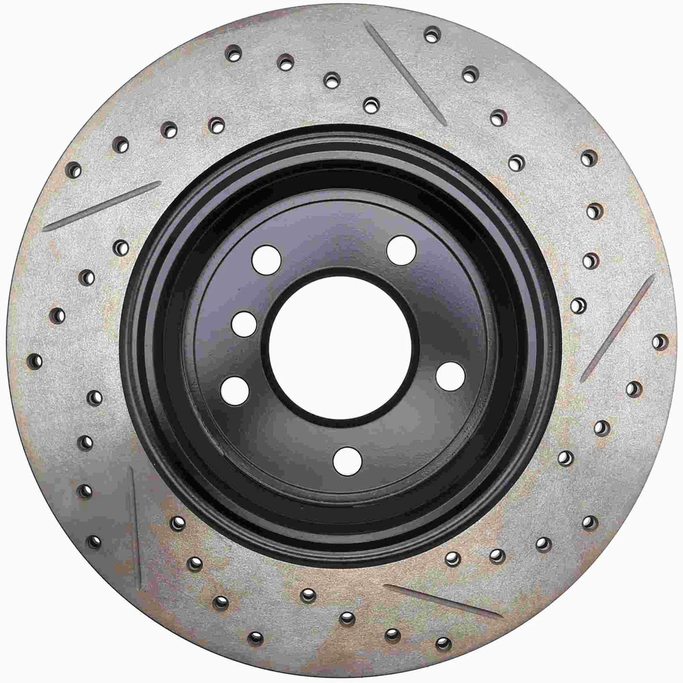 Rotor de freio a disco traseiro direito Mechanics Choice para 1995-2003 BMW 750iL, Z8 - Imagem 3 de 3