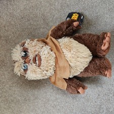 Wicket Ewok Soft Plush Star Wars Disney Store Genuine Stamped Soft Toy 12" TAGS