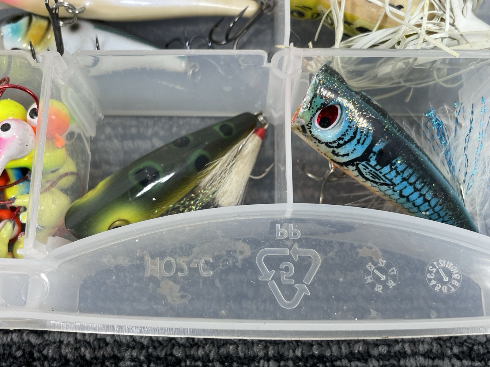 🔥 Lot Of Fishing Lures • Rapala Jigs Poppers Spoon & Box Catch Bass Trout Fish - Image 9