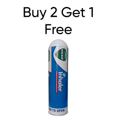 Vicks Inhaler Nasal Congestion Cold & Blocked Nose FREE SHIP 2027 Buy 2 Get 3