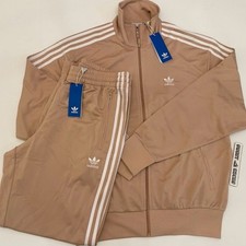 Adidas Originals Firebird Track Pants Jacket Set TrackSuit Men's Beige All Sizes