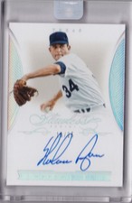 2016 Panini Flawless NOLAN RYAN #fs-nr Silver SP Signatures Auto Autograph #/25