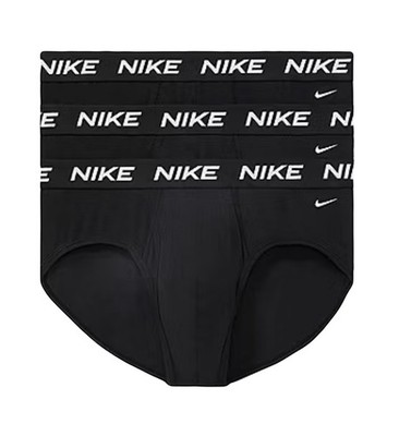 NWT. Nike. 3 Pack.  Dri-FIT Cotton Stretch Briefs. Black. MRSP. $47.50