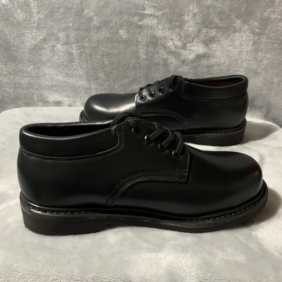 Sears DieHard Work Shoes Mens 12 EE Black Steel Toe Oxford Chunky ASTM F2413-11 - Image 3 of 4
