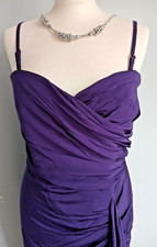 NEW WITH TAGS, PHASE EIGHT VINTAGE KATRIN LUXURY AMETHYST DRESS UK SIZE 18