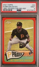 2021 TOPPS 1965 TOPPS REDUX CHROME #40 KE'BRYAN HAYES RED 70/70 - PSA 9 **RARE**