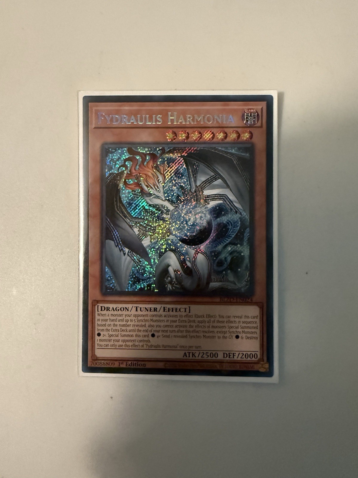 Yugion Fydraulis Harmonia BLZD-EN024 Secret Rare NM On Hand Ship Immediately