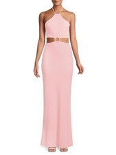 NWT ALICE + OLIVIA Marguerite Cutout Maxi Dress Gown Summer Guest Pink - SZ 10