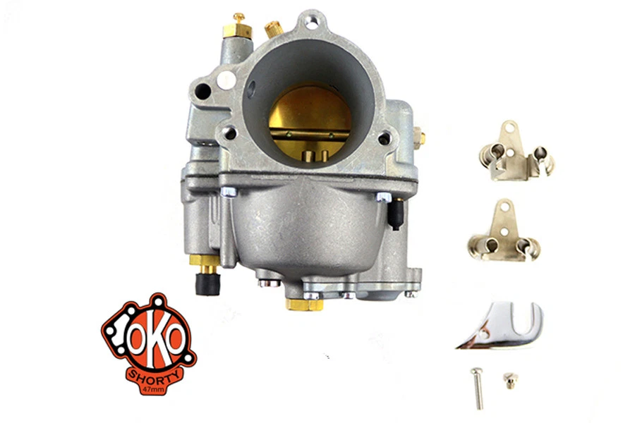 Kit de carburador corto OKO Performance de 1-7/8 pulgadas para Harley Davidson Foto 3 de 4