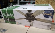 Hunter 60-in Noble Bronze Indoor Ceiling Fan w/Light 5-Blade 51805 Read All