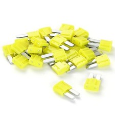 25Pcs 20 Amp Micro2 Car Fuses, 20A Automotive Fuses, Blade Fuse for Car-20A