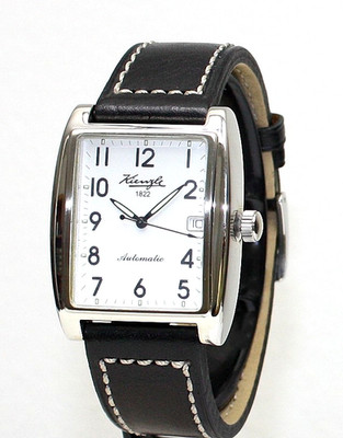 NOS! KIENZLE Herrenuhr Automatik ETA 2824 Datum Lederband  5BarW.R. V73091137820