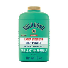 Gold Bond Body Powder, Medicated Extra Strength, 10 Oz Bottle