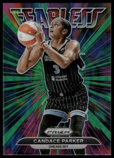 2022 Panini Prizm WNBA #15 Candace Parker Fearless Prizms Green