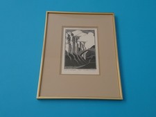 Jonathan Talbot Wood Engraving South Of Granada Framed 48100 Signed - Doa