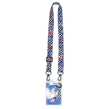 Sonic The Hedgehog Lanyard Badge Holder Multicolored Collectible Nn
