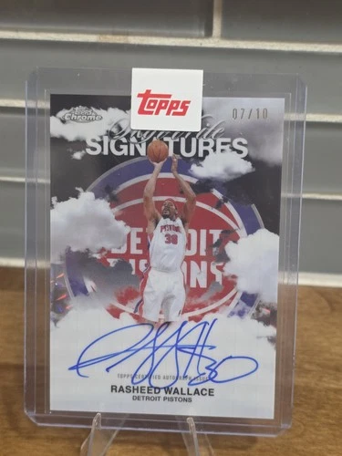 New Listing2025-26 Topps Chrome - Sky-Write Signatures Rasheed Wallace Black Refractor /10