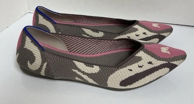 Rothy s Moroccan Rose Limited Edition Women s Shoes SZ 9.5.