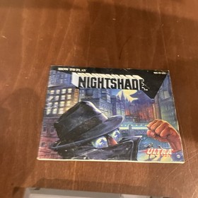 Nintendo Nes Nightshade W/ Manual - Read