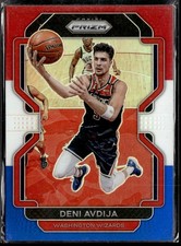 2021-22 Panini Prizm #79 Deni Avdija Red White and Blue