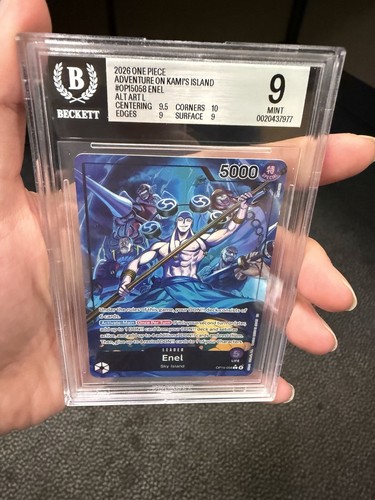 Enel (Alternate Art) graded BGS 9 for sale on eBay