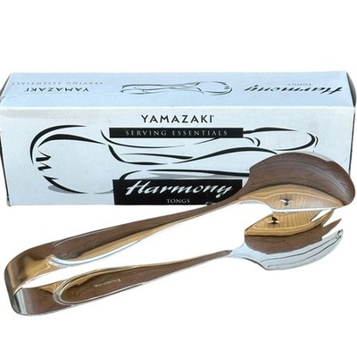 Yamazaki Serving Essentials 'Harmony' 18/8 Stainless Steel 9'' Tongs 