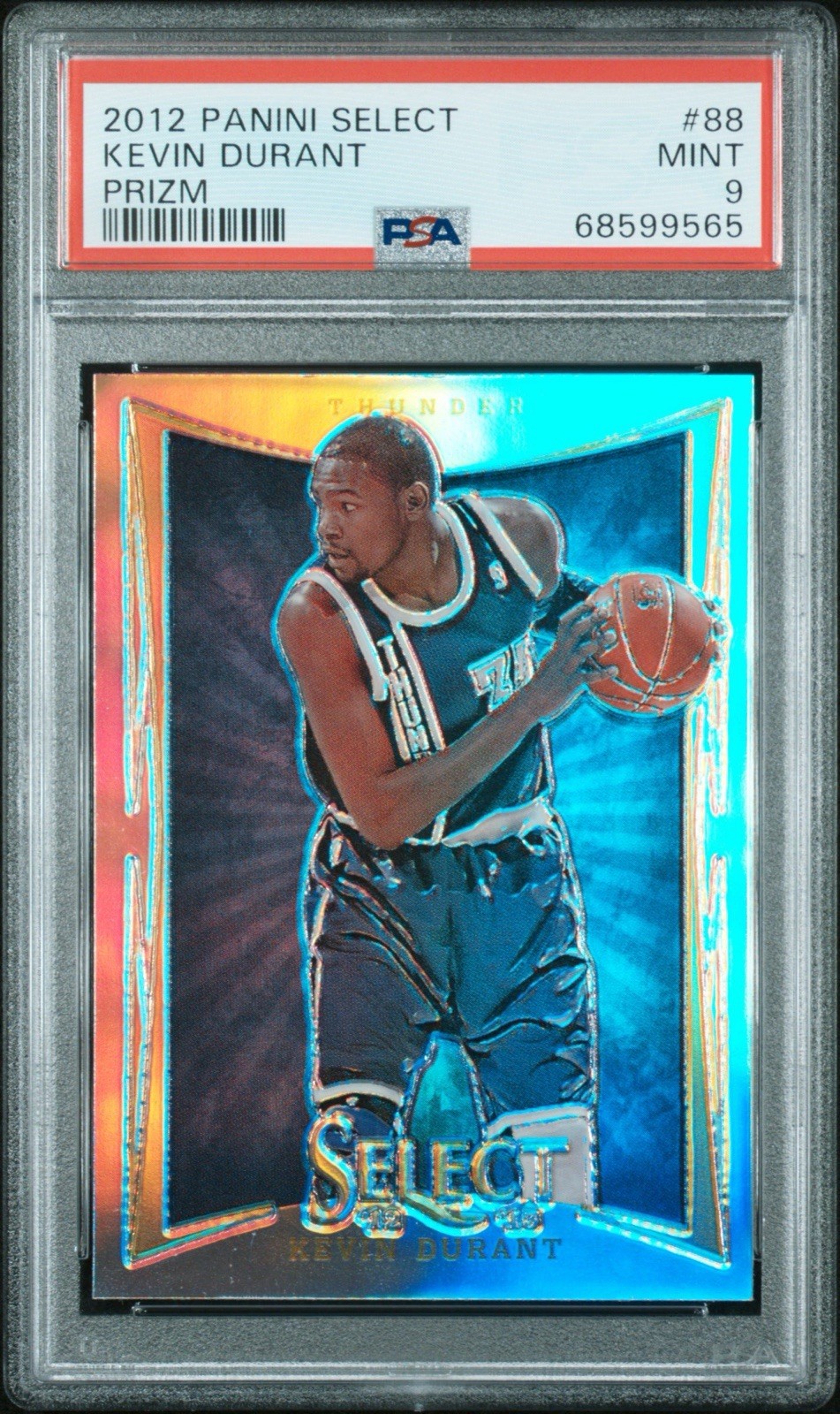 2012-13 Select Kevin Durant Silver Prizms #88 Thunder PSA 9