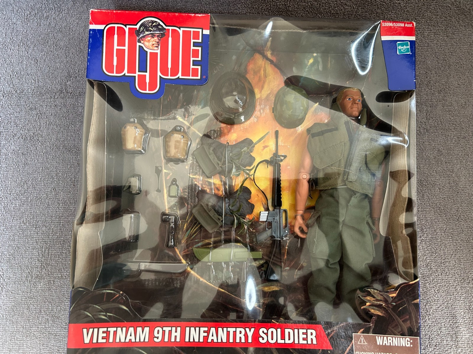 2001 Hasbro G.I, Joe Vietnam 9th Infantry Solider Figure-Ori