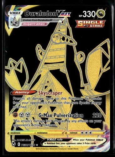 Duraludon VMAX TG30/TG30 Holofoil Silver Tempest Trainer Gallery NM