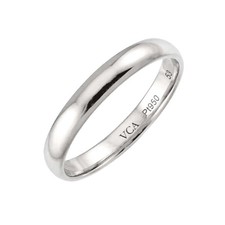 Van Cleef & Arpels Tendremont #53 Ring, 3mm Wide, Platinum