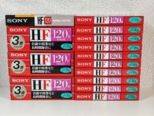 【Lote SELLADO de 40】SONY HF 120 / TDK AE 120 Tipo I Cintas de Cassette en Blanco Long Play