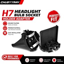 NEW H7 Headlight Bulb Socket Retainer Holder Adapters