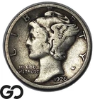 1926-S Mercury Dime, Lower Mintage Better Date
