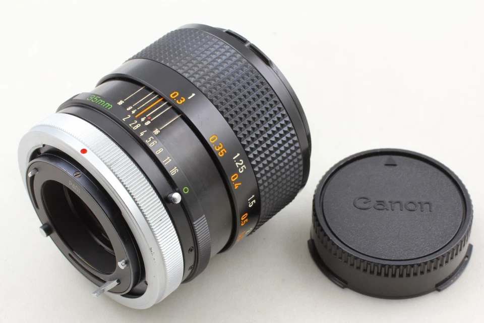 ''O'' MARK cóncavo Canon FD 35mm f/2 s.s.c. ssc lente gran angular MF de JAPÓN - Imagen 3 de 4