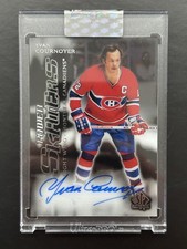 YVAN COURNOYER 2024-25 UPPER DECK CLEAR CUT POWER SKATERS AUTO #PSA-YC Q5996