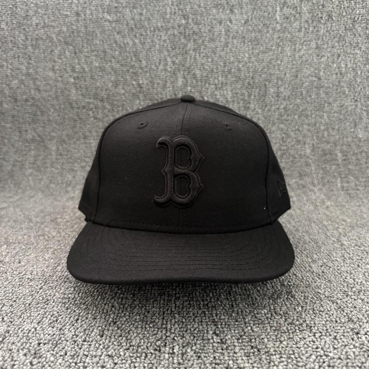 New Era Boston Red Sox MLB Black Tonal Logo Cap Hat