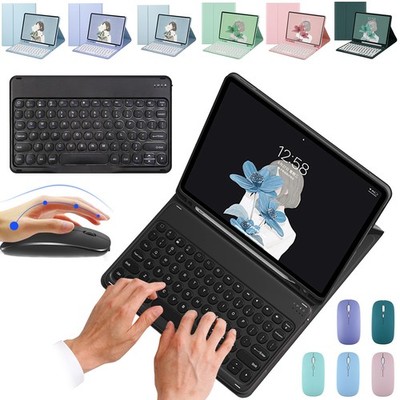 Keyboard Case Mouse For Samsung Galaxy Tab S6 Lite 2024/22/20 S9 S9FE A9 A9+