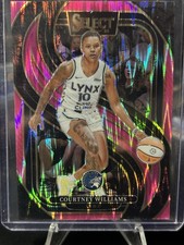 Panini 2025 WNBA Select Courtney Williams Pink Flash Prizm Premier Level - Lynx